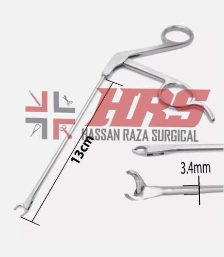 Arthroscopy Suture Retriever Forceps Straight ø3.4 mm 13cm Orthopedics Surgical