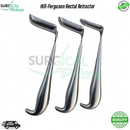 Hill-Ferguson Rectal Retractor 3 Pcs Set Small Medium Large Surgical Instruments