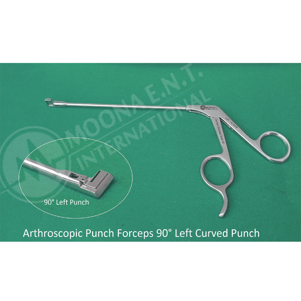 Arthroscopy Arthroscopic 90° Left Punch Tip Forceps Orthopedics Instruments