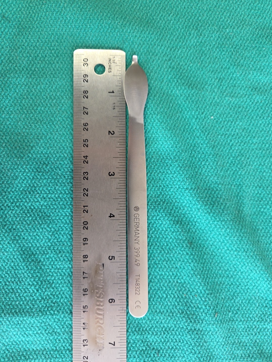 Synthesis 399.49 Hohmann Retractor Bone Lever 6-1/4″ Curved Stainless Steel