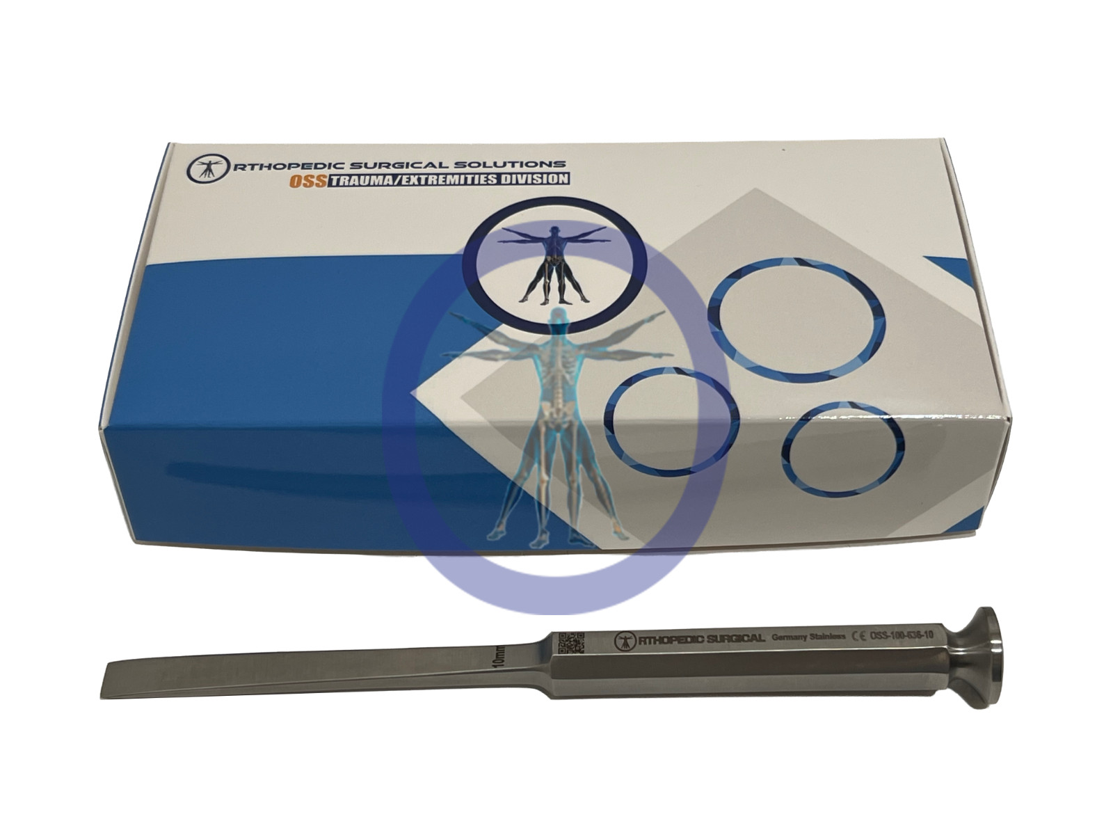 Orthopedic Surgical Stille Osteotome 8” Straight, 10mm *NEW*