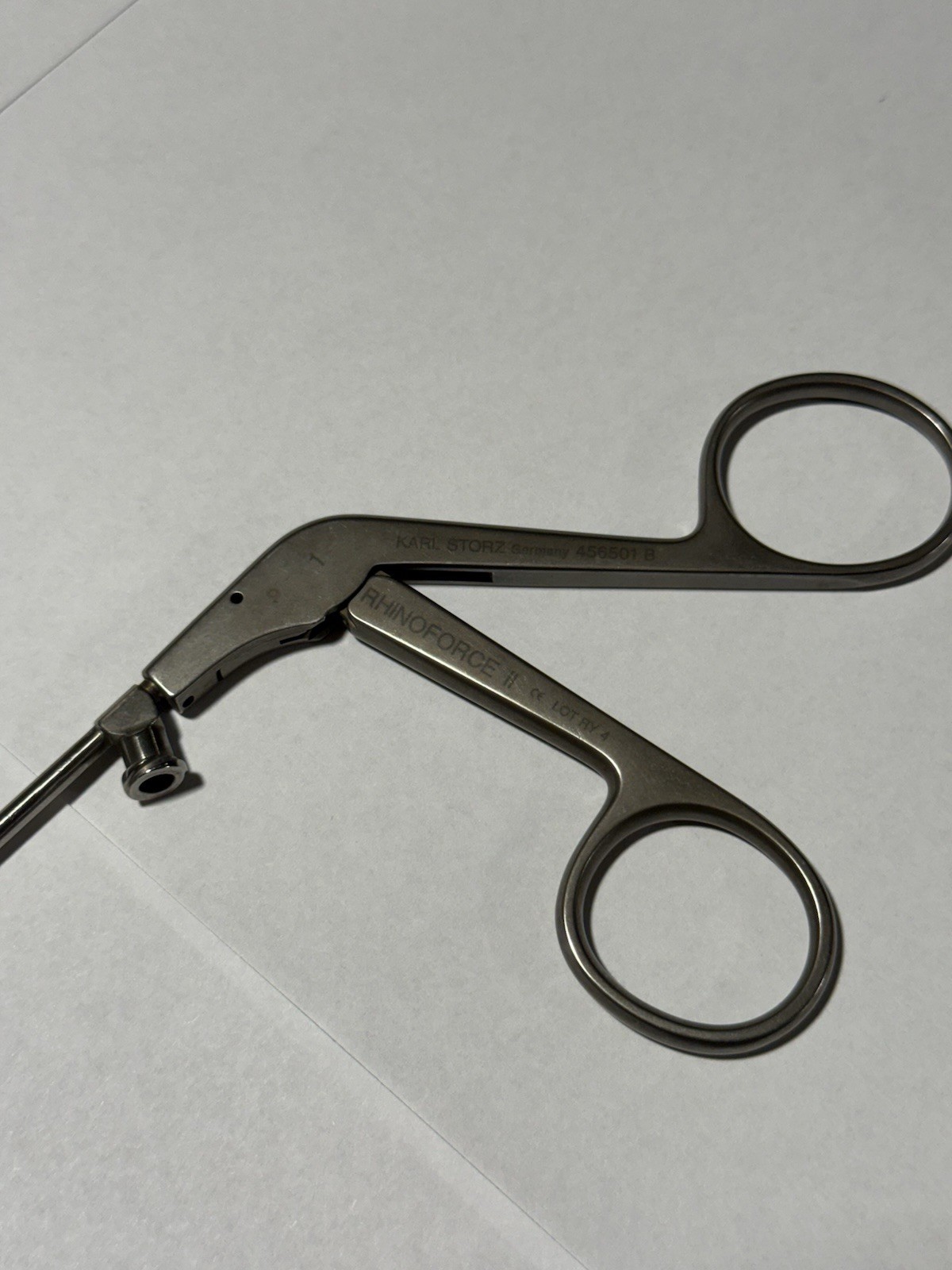 Karl Storz RHINOFORCE II Nasal Forceps Size 1 Upturned Jaws 45 Degree