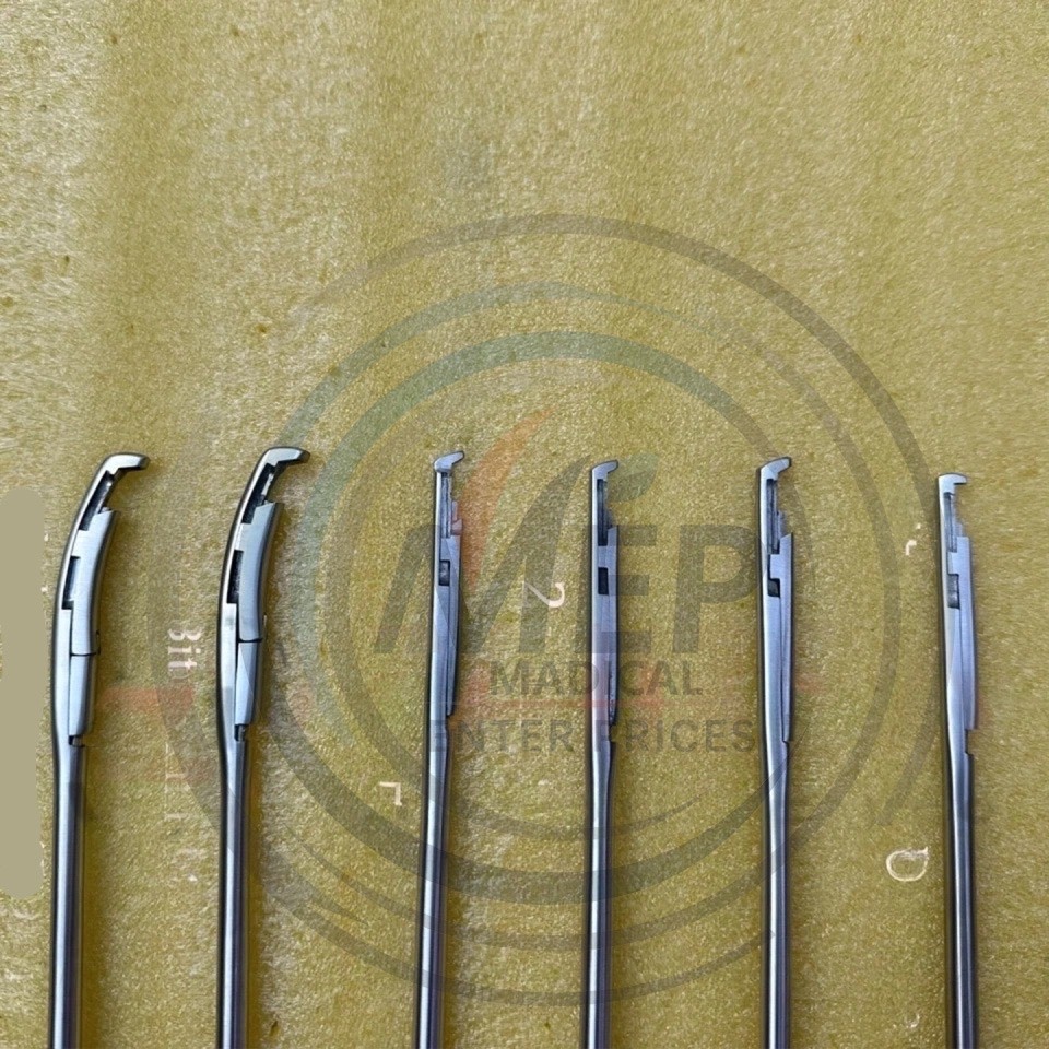 Spine Surgery Rongeur Straight and Angled Interlaminar Spine Endoscopic Set 18cm