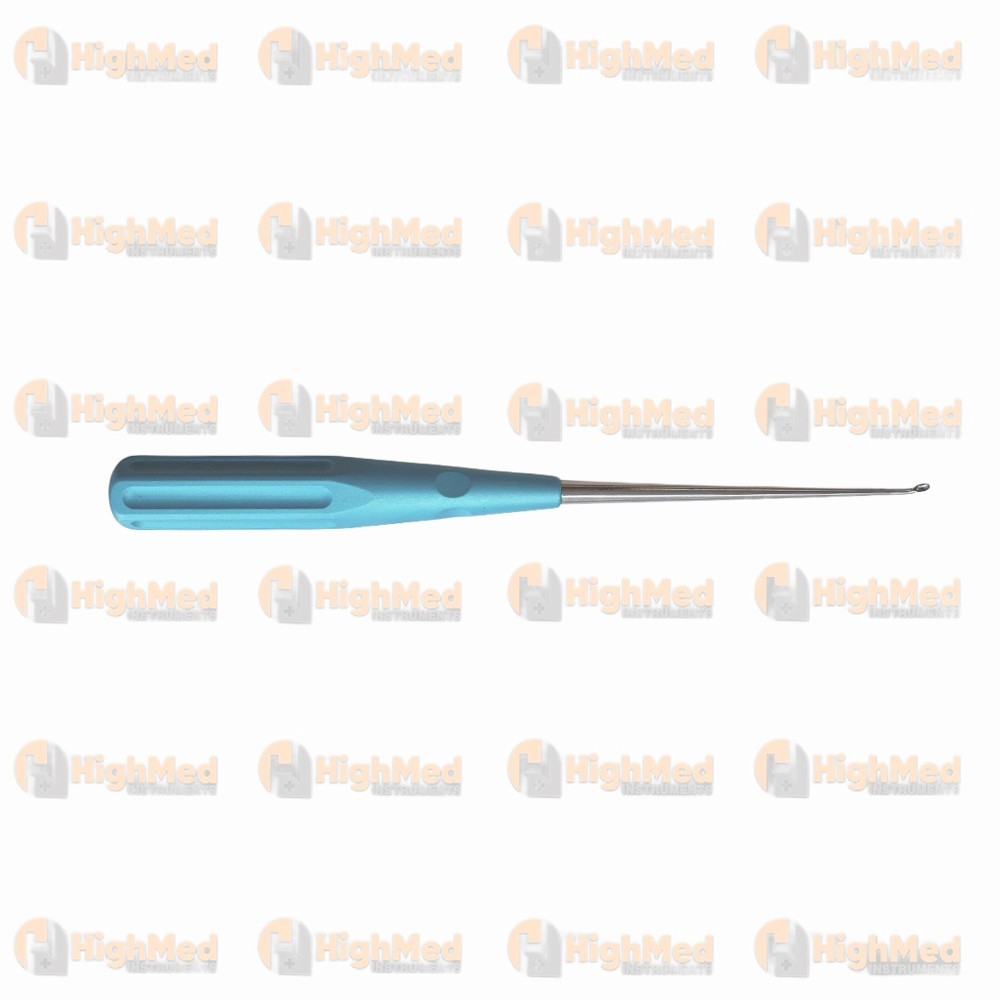 V.Mueller U-0165 Orthopedic Neuro Spine Curette Oval Cup 10 Size 000 Up Angled