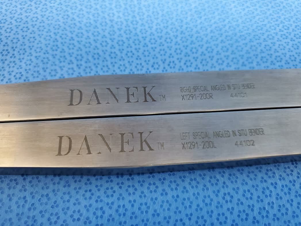 Medtronic Sofamor Danek X1291-200L & X1291-200R Special Angled InSitu Benders