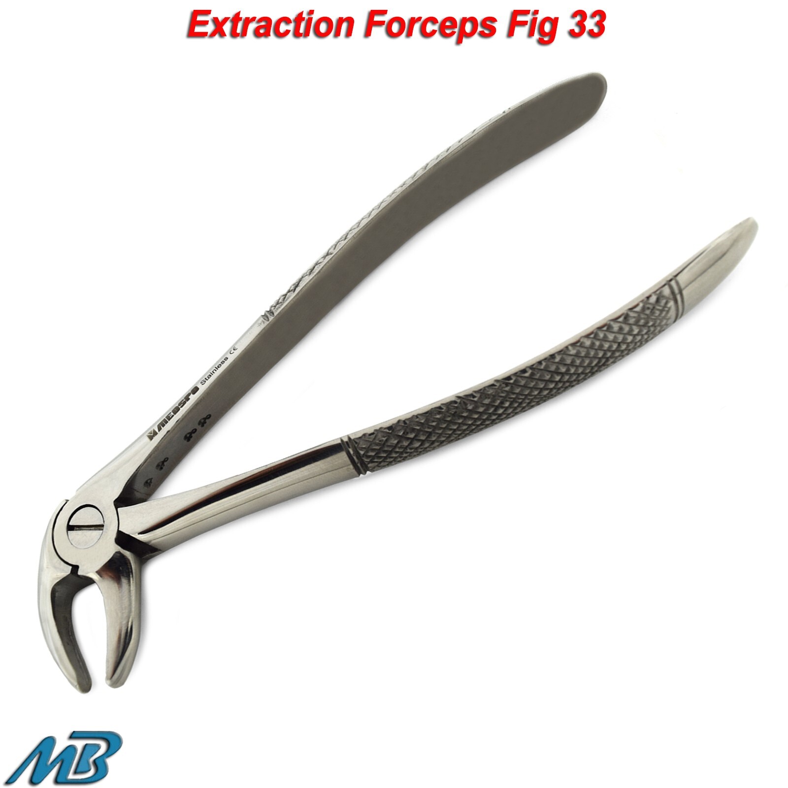 Surgical Tooth Extracting Lower Roots Forceps Fig. # 33 Extracting Instruments