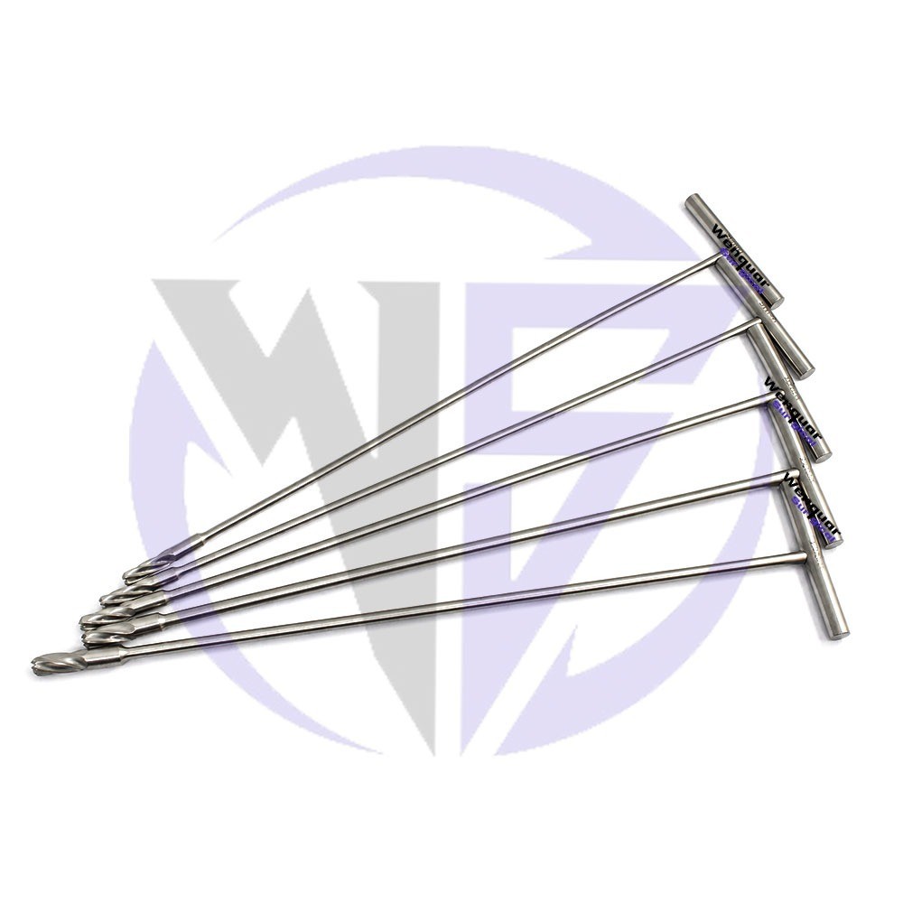 Cannulated Reamer in T- Handle 8 mm to 12 mm set of 5 pcs Orthopedic instruments