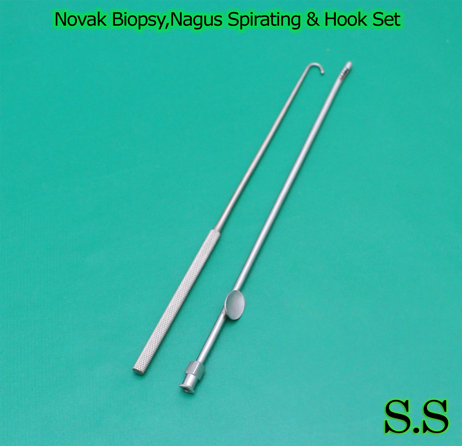 Novak Biopsy,Nagus Spirating & Hook Set Surgical Instruments