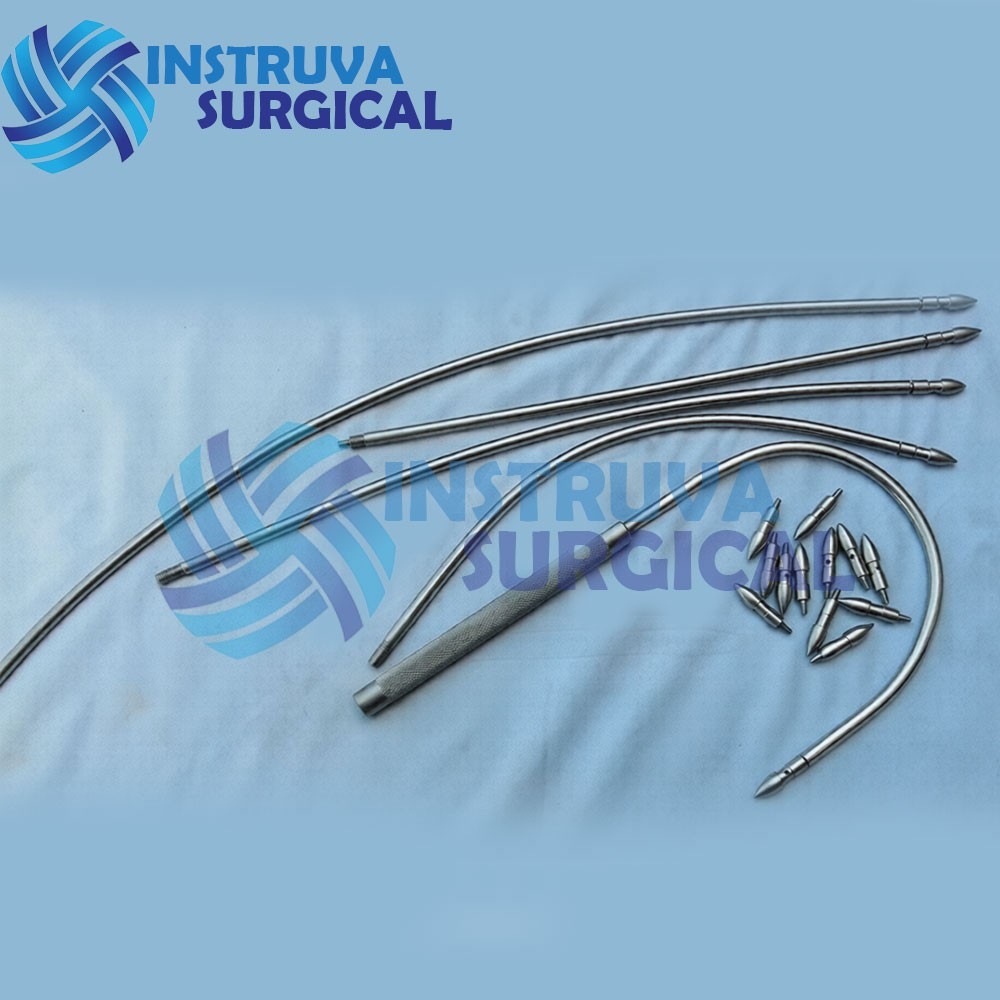 Vascular Set Fistula Tunneler Set of 17 PCS Surgical Instruments