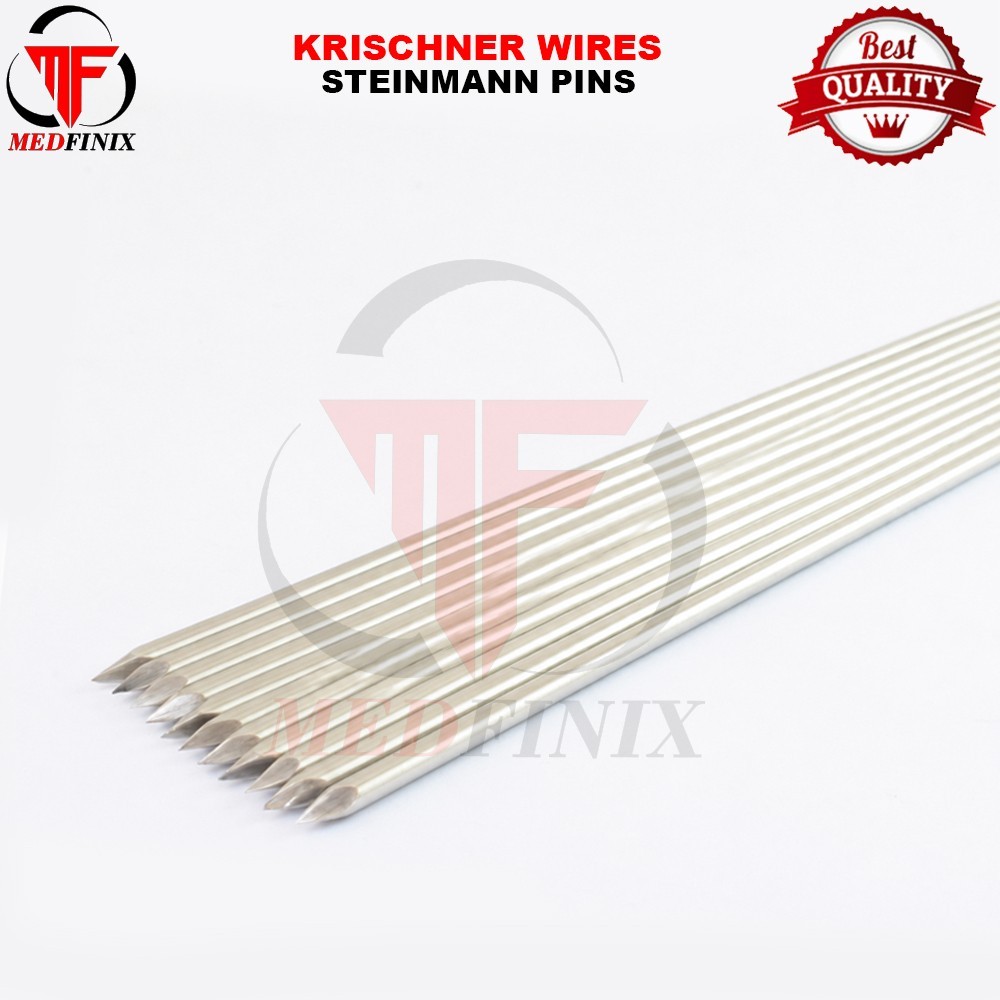 K-Wires Kirschner Wires Orthopedic Surgical Bone Pins Steinmann Pins 200 PCs Set