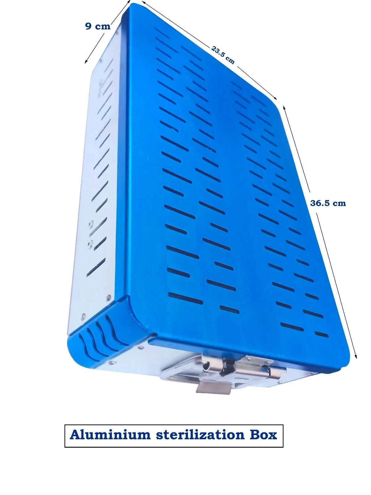 Aluminium alloy sterilization tray case double level surgical instruments