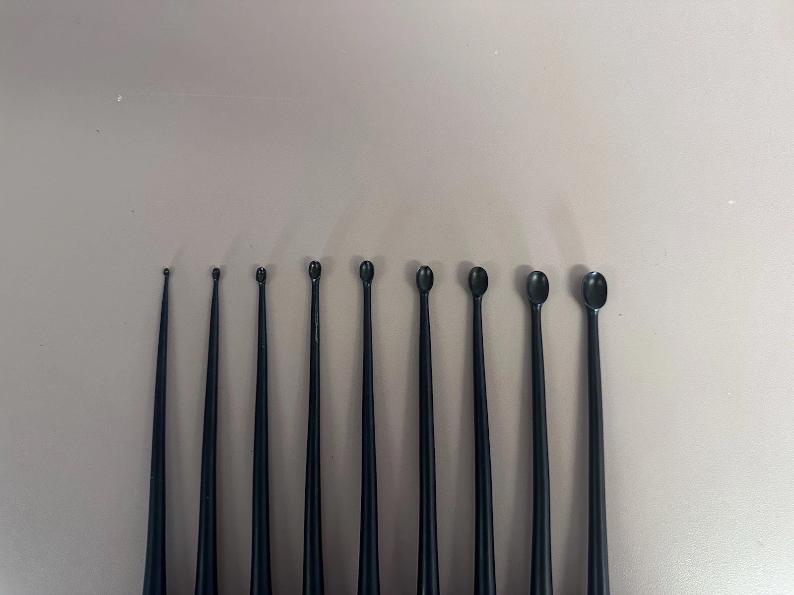 Set of 9 Orthopedic Bone Curettes Assorted Sizes Range #000-#6 Instruments