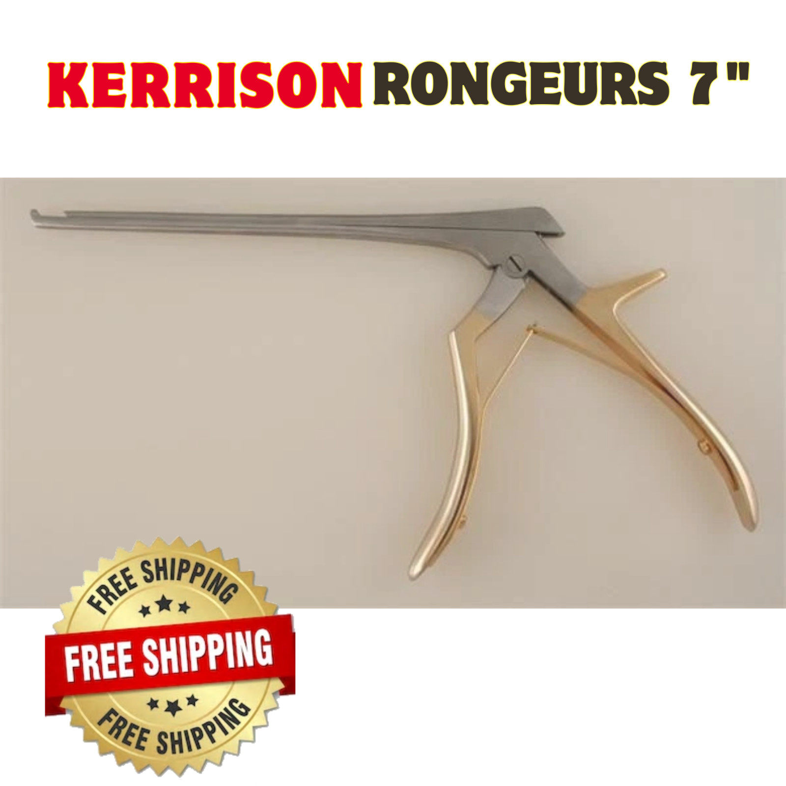 Kerrison Rongeurs 7″ Shaft, 3mm Forward Up-Bite Surgical Instruments