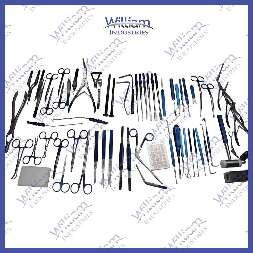New Rhinoplasty Instruments Set Titanium Coated Nose Surgery Quality With Box