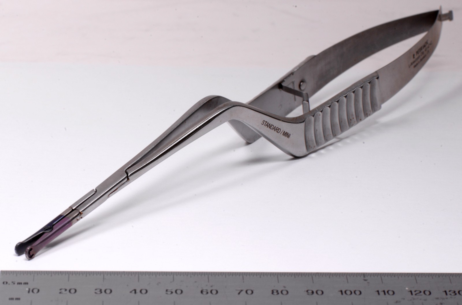 Peter Lazic #45.421 /C L-Aneurysm Clip Applier 8¼” Bayonet Titanium Jaw Surgical