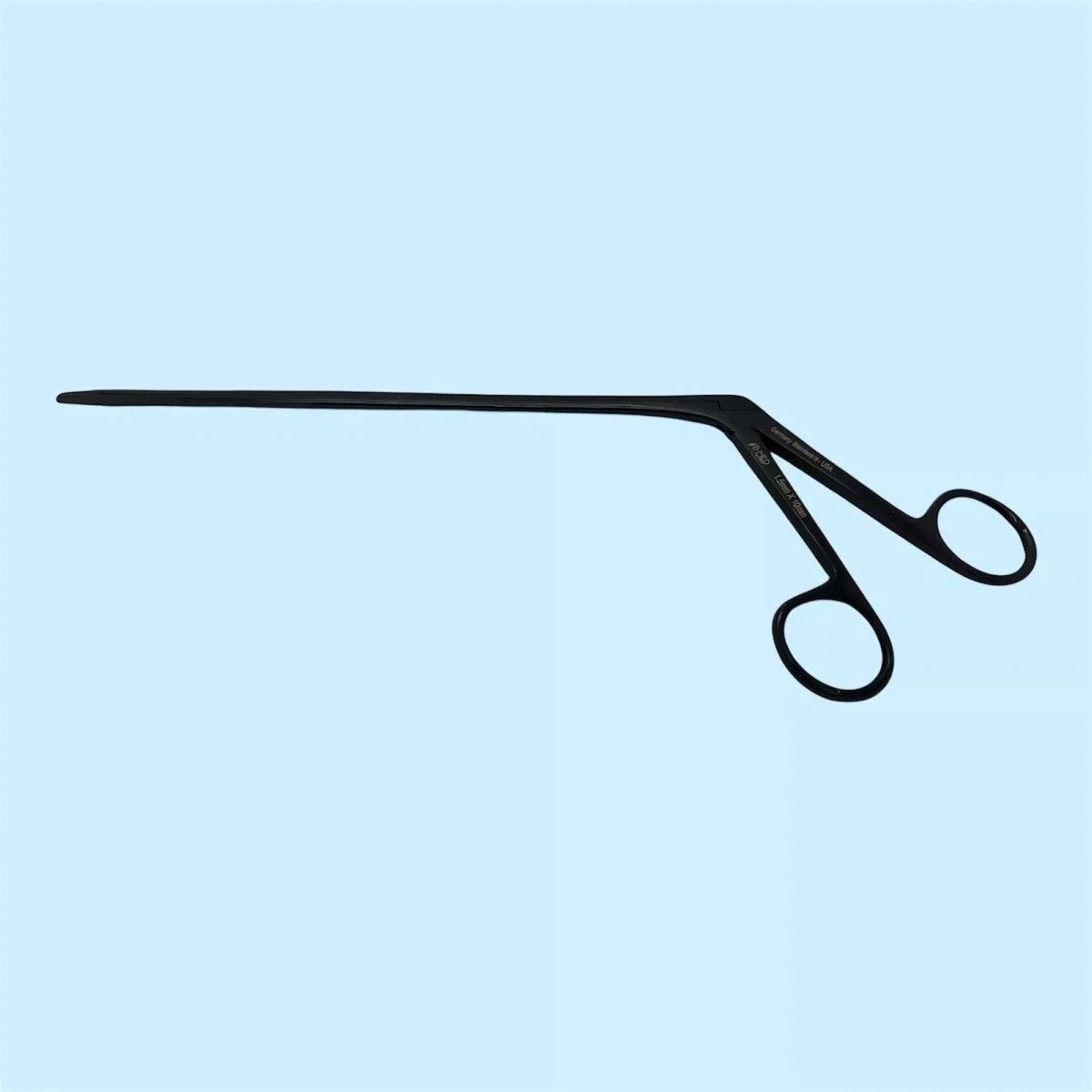 Caspar Intervertebral Disc Rongeur 1mm X 10mm Black Titanium Neuro Orthopedic