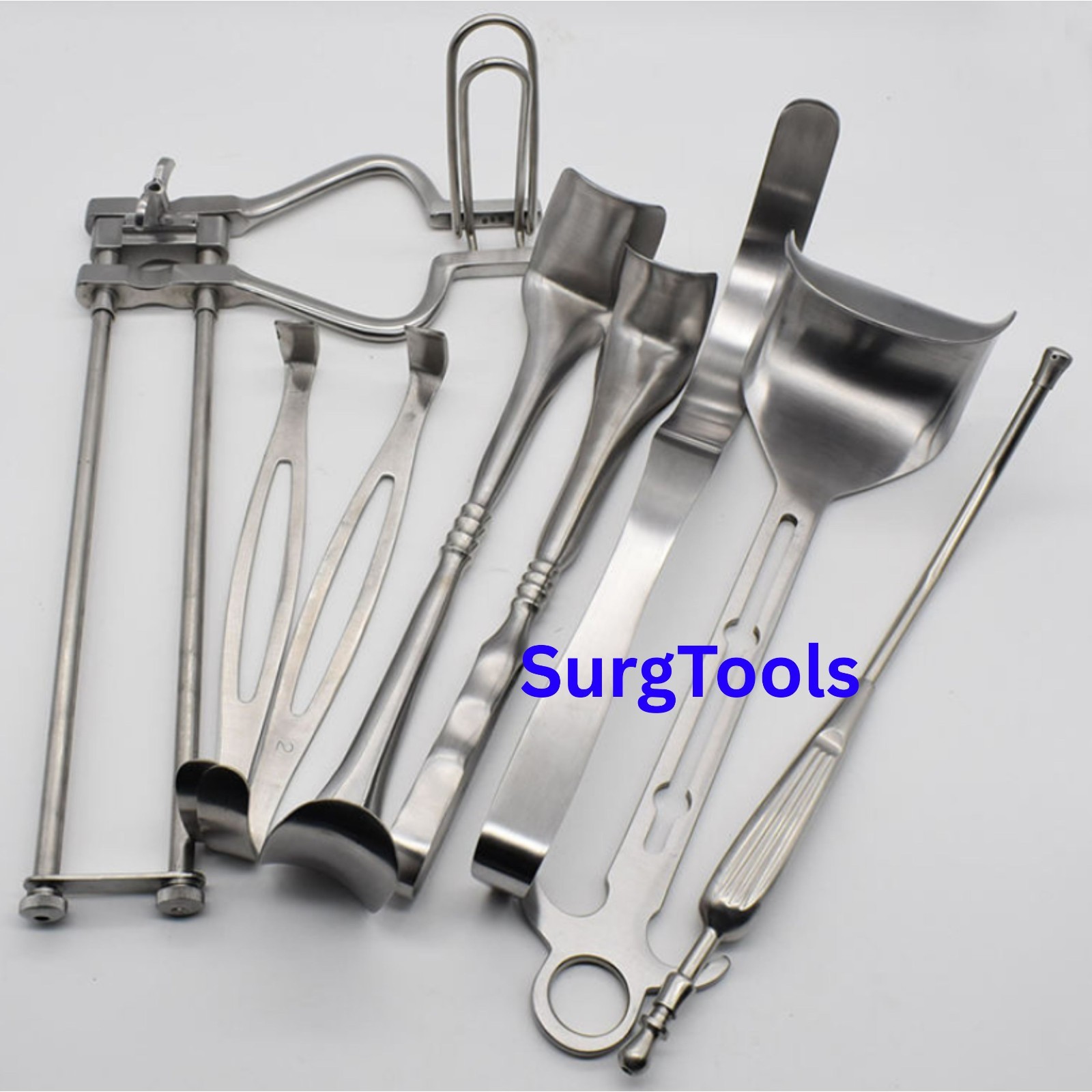 Stainless Steel Vaginal Speculum Retractor Set Gynecology Surgical Exam Kit