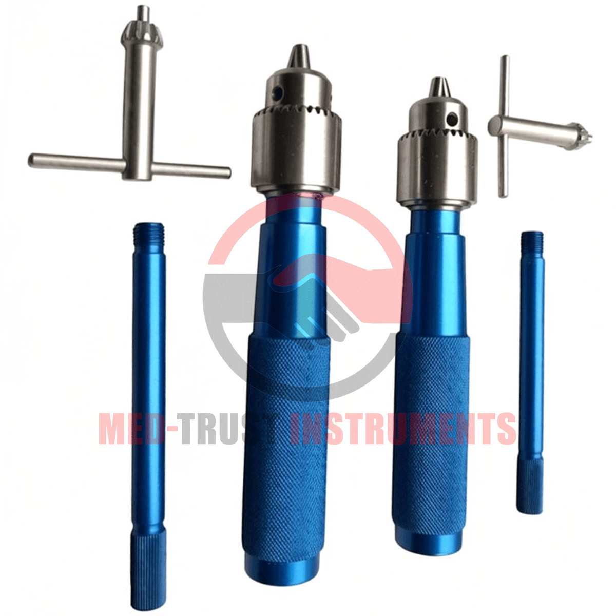 Orthopedic Hand Drill With Chuck & Key 16cm 2pcs Orthopedic Veterinary Surgery