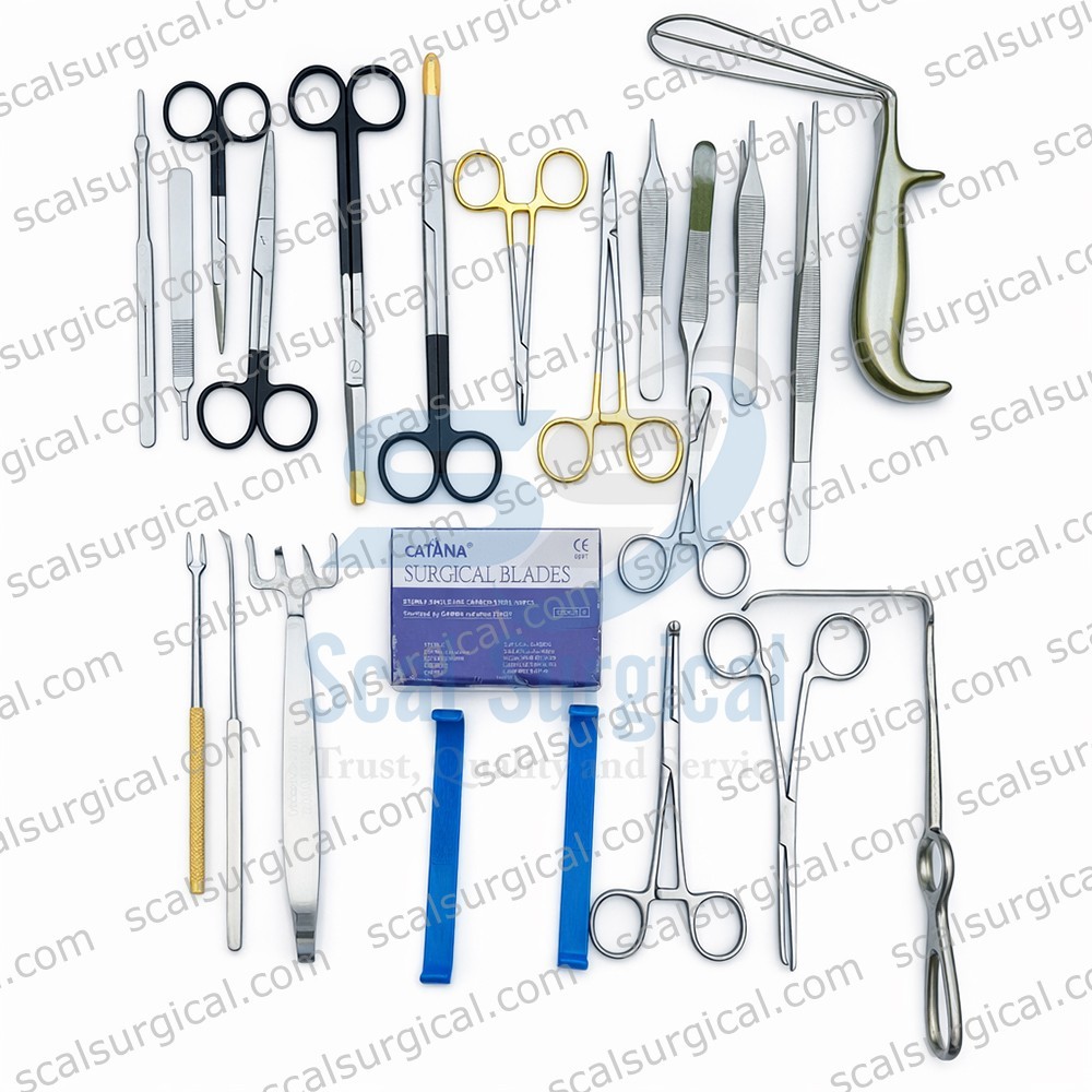 21 Pieces FaceLift Instruments Set Face Surgery Plastic Surgery Instruments