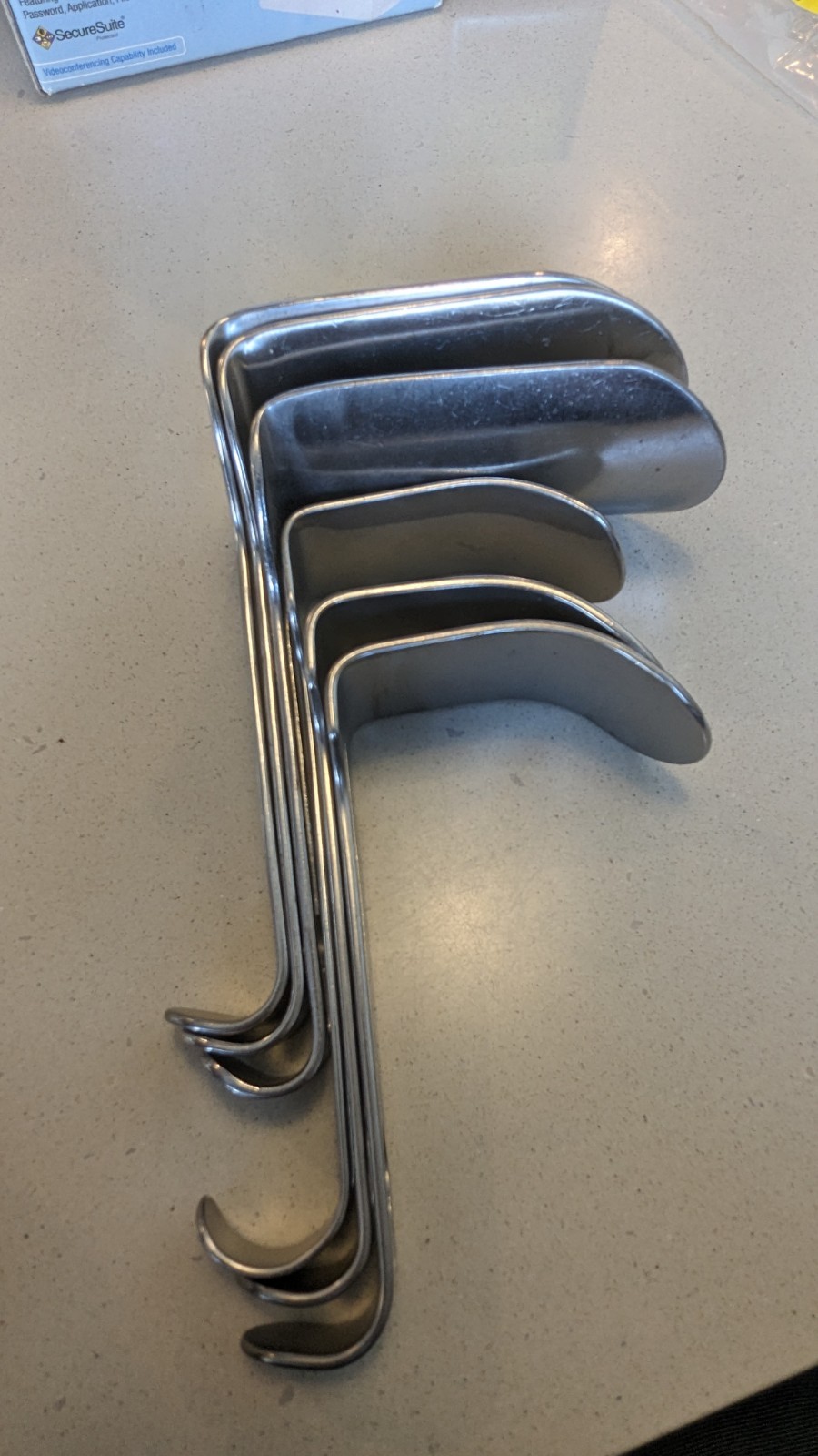 Lot of 6 Jarit Surgical Abdominal Retractors