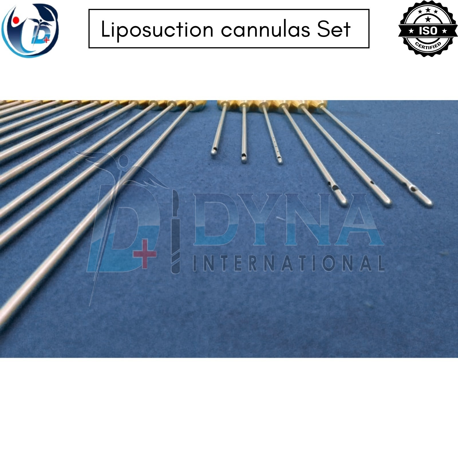 Liposuction cannulas Set of 30 pcs plastic surgery instruments