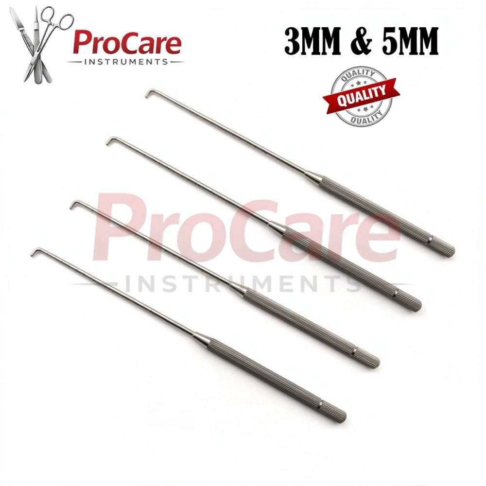 Arthroscopy Probe 3mm & 5mm New Arthroscopic instruments 4 pcs Set