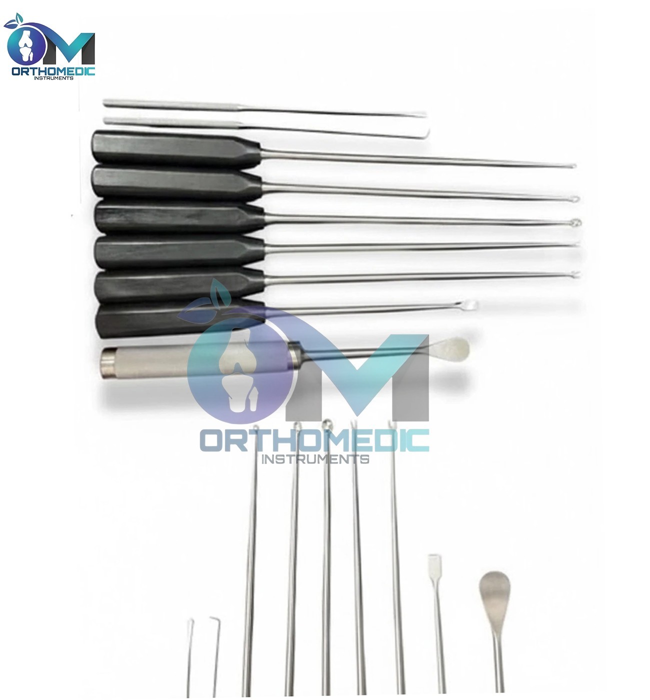 Unique Discectomy 9Pcs Set For Anterior Spine Surgery Instruments