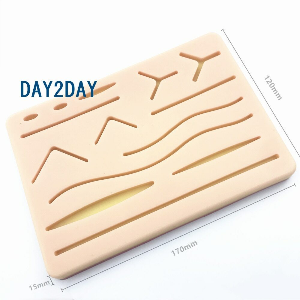 Y Traumatic Skin Suture Training model Pad Wound silicone suture Practice mat