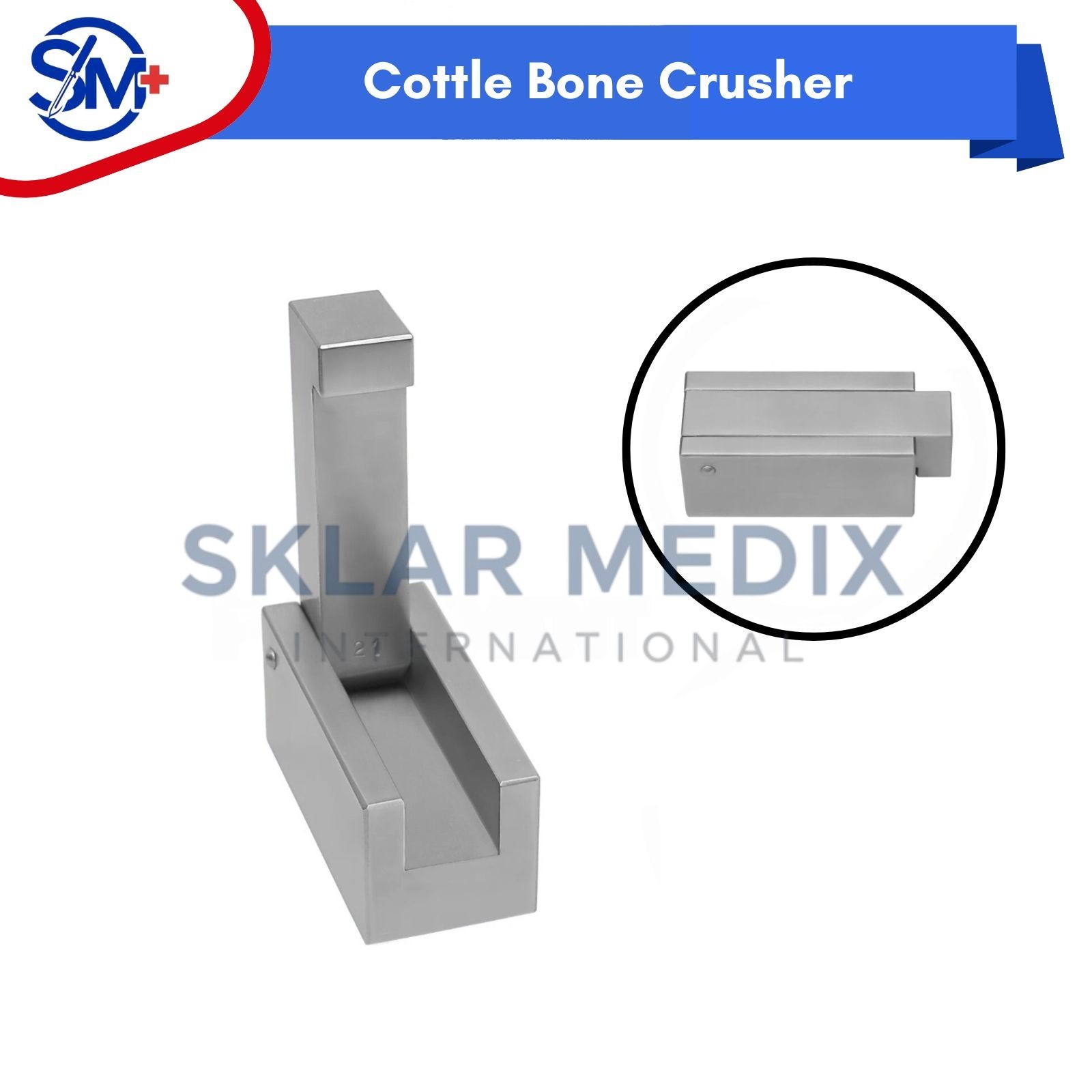 Cottle Bone Crusher cartilage Morcelizer Pastic Surgery Rhinoplasty InstrumentCE