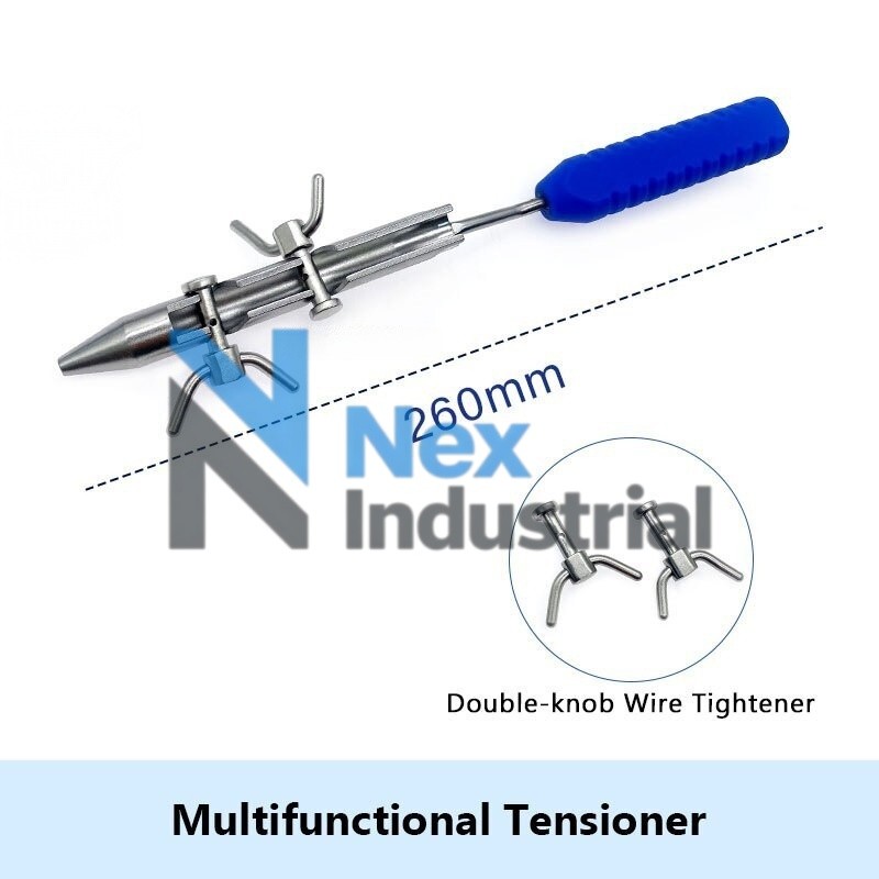 NEW Double-knob wire tightener Cerclage Wire Twisters Pin and Wire Instrument