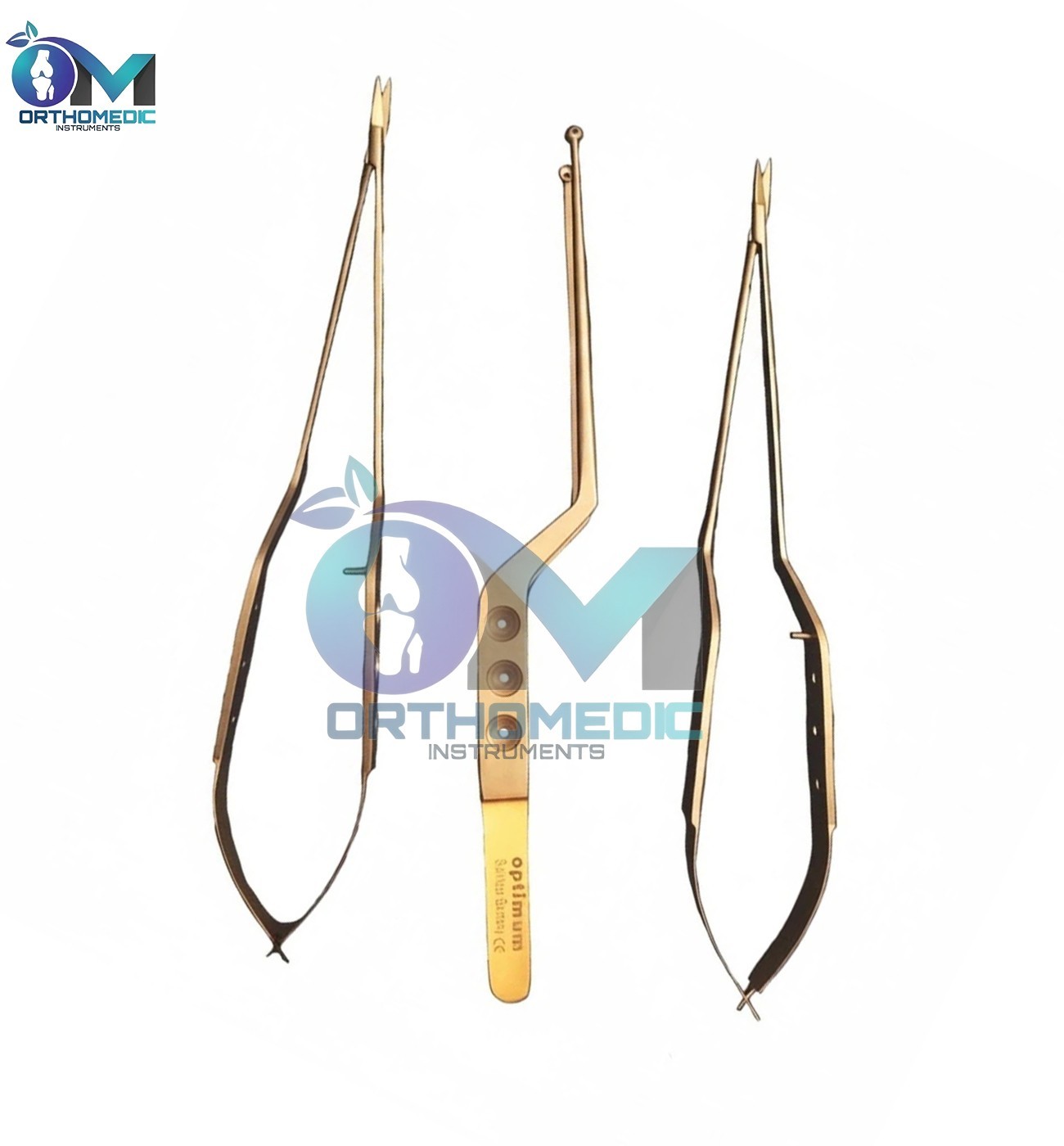 OR Grade Set Of 3 Yasargil Micro Bayonet Forceps + Tumor Grasping Forceps 9