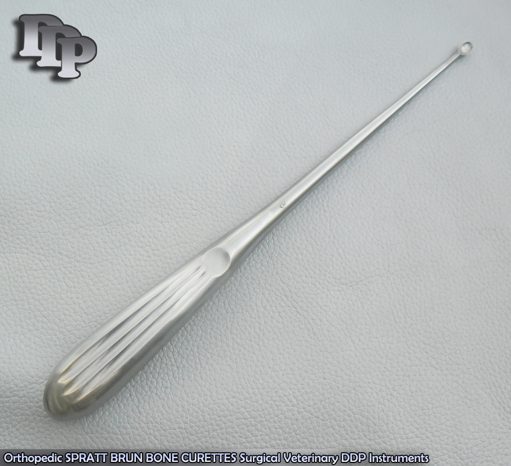Orthopedic SPRATT BRUN BONE CURETTES 3/ 9″ Surgical Instruments