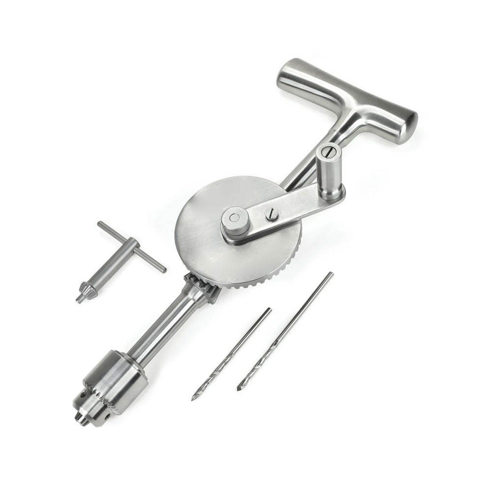 Moore Hand Drill Manual Orthopedic Bone Drill Surgical Instrument Stainless Stee