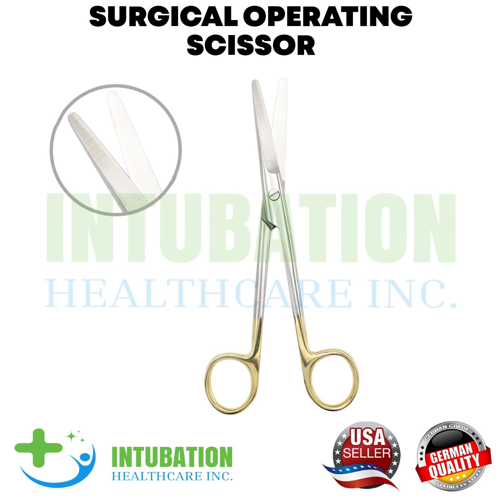 Reusable Straight Mayo Scissors 170mm Stainless Steel Surgical Operating Tool
