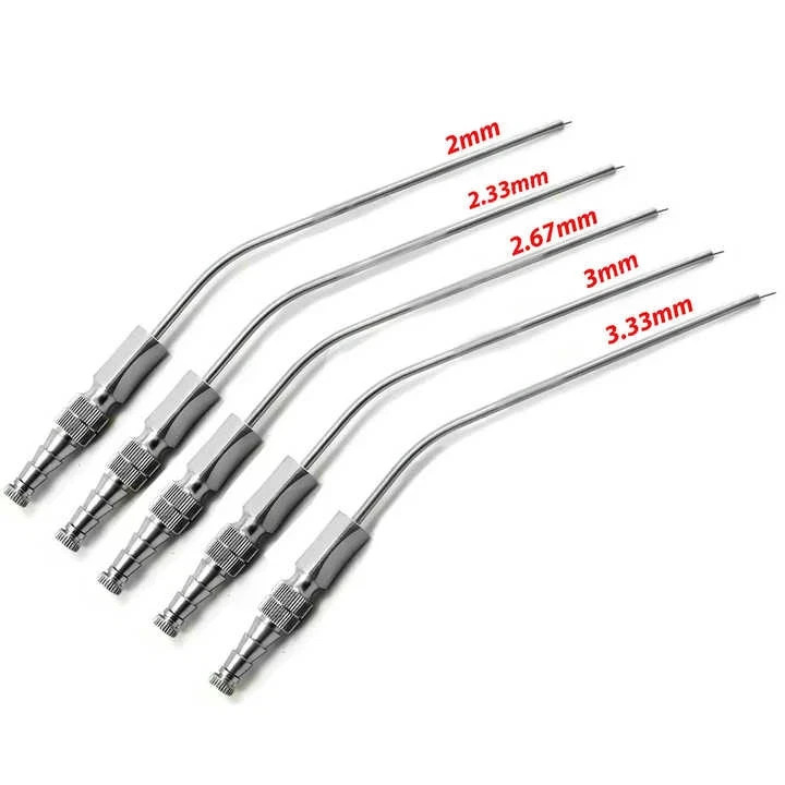 2 Set of 5 Frazier Suction Tube, Medical Instrument Frazier Suction Tubes