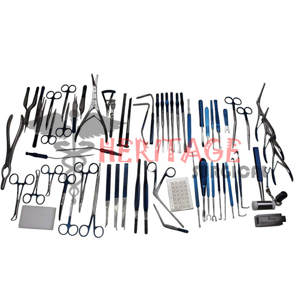 New Rhinoplasty Instruments Set Titanium Coated Nose Surgery Quality With Box