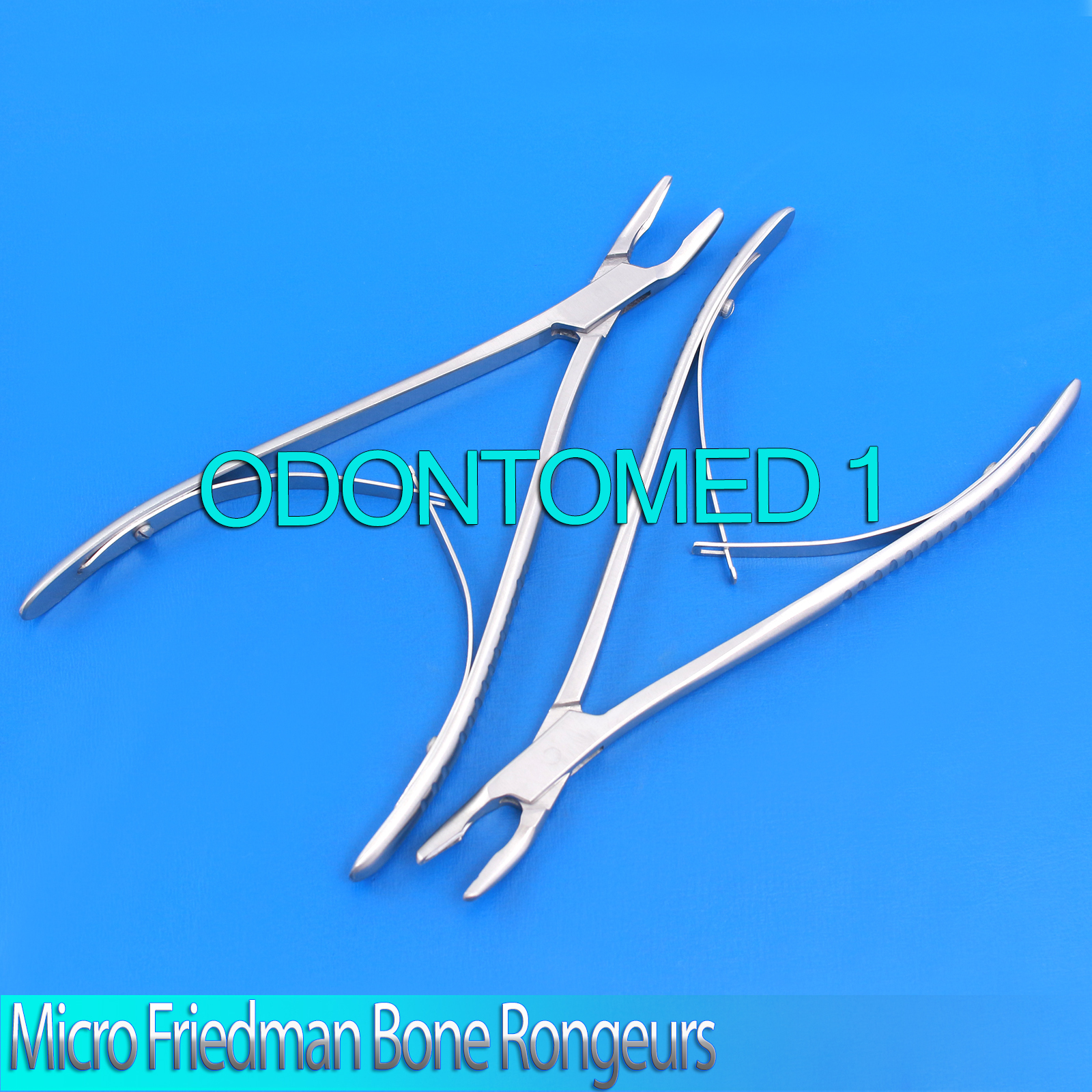 2 Micro Friedman Bone Rongeur Slightly Curved 6″ orthopedic, surgical veterinary