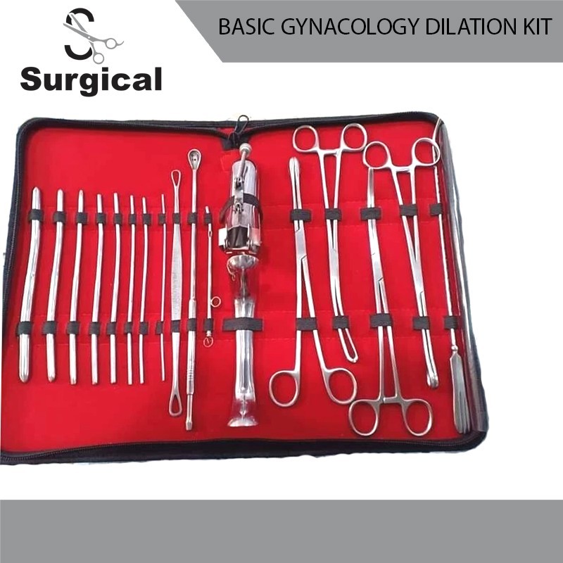 Dilation & Curettage DNC Kit Basic Gynacology German Steel Surgical Instrument
