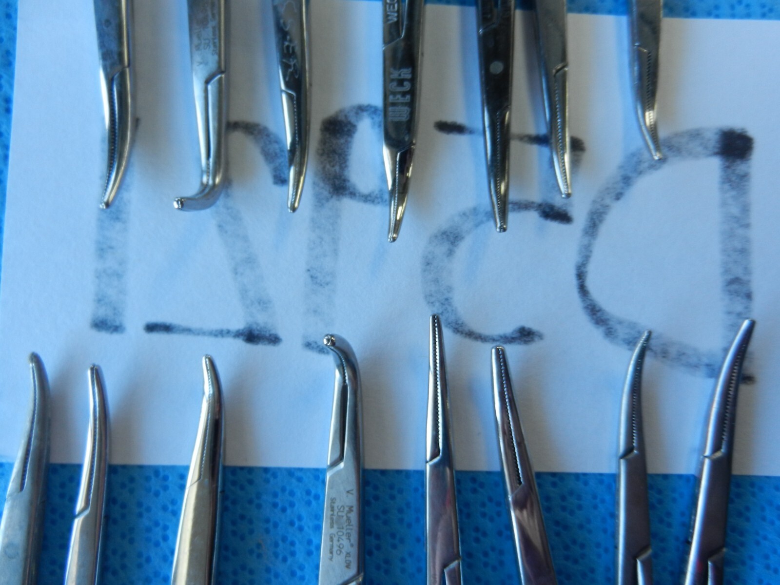 D5921 V. Mueller Miltex Dittmar Surgical Forceps Lot of 15 Approx. 13cm
