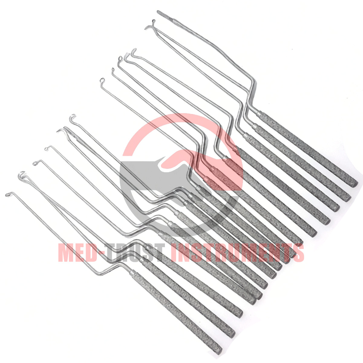 Hardy Pituitary Neuro Curettes Set Of 16 Surgical Instruments Transsphenoidal