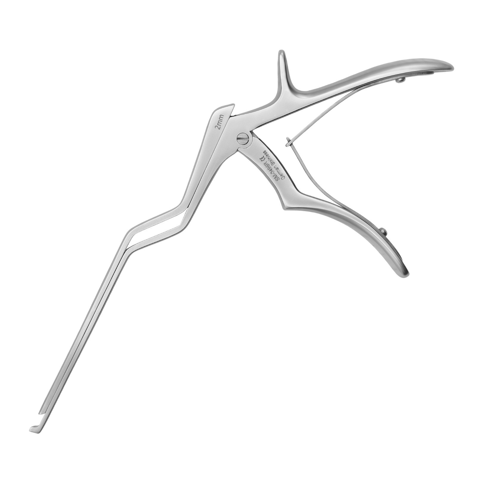Bayonet Kerrison Punch 45° upbiting Jaw Size 2 mm Surgical Orthopedic Instrument