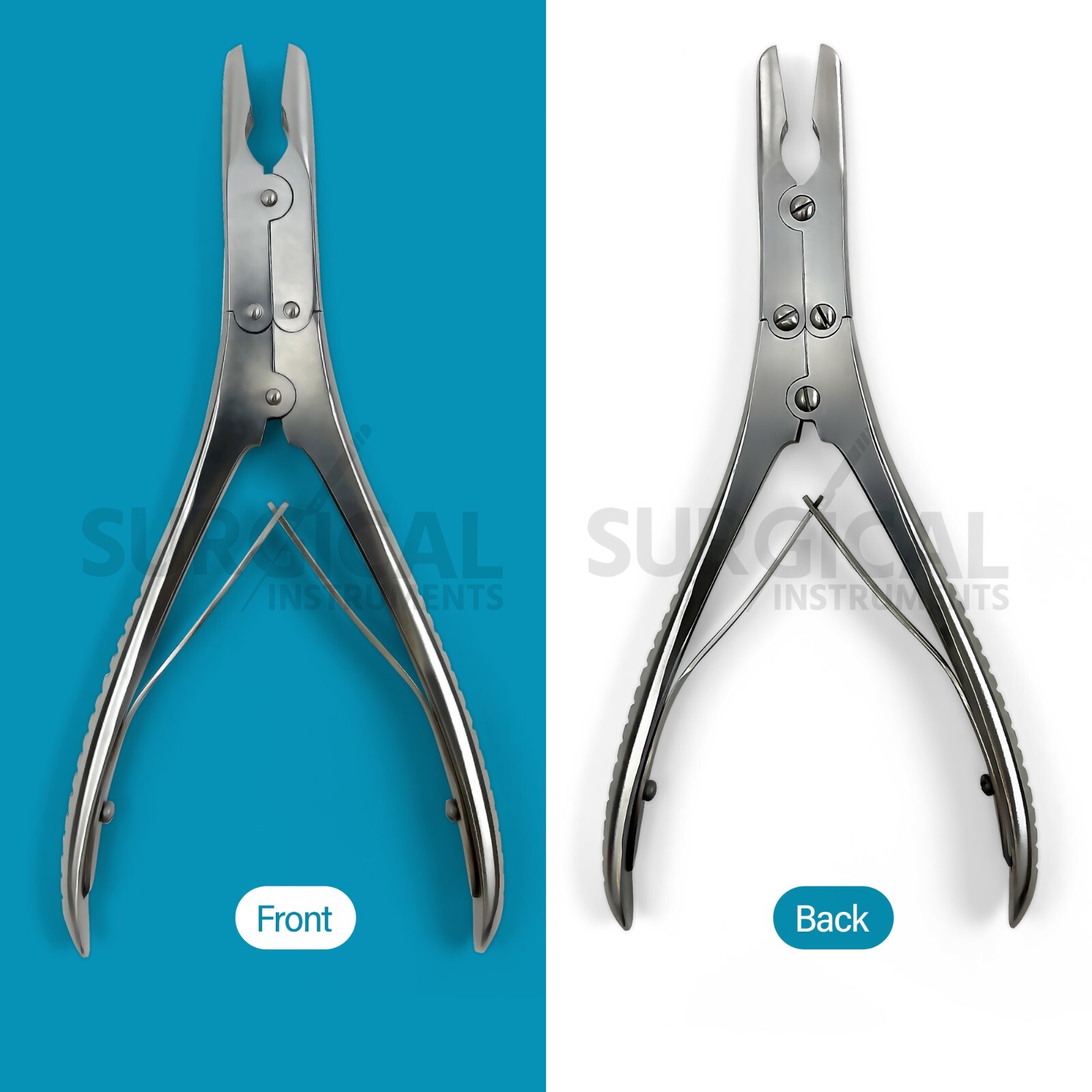 Double Action Bone Rongeur 6″ 15cm STRAIGHT JAW Surgical Orthopedic German Grade