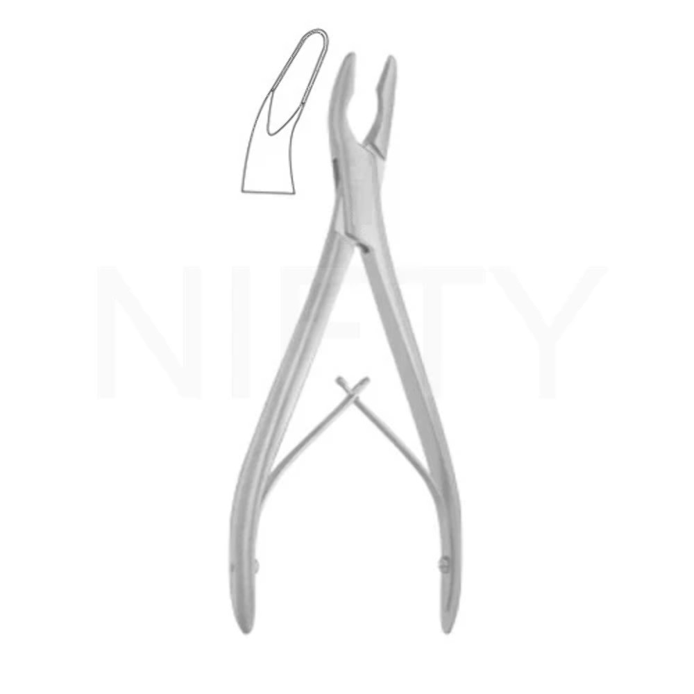 Bone Rongeur Bane 18cm/7″, Curved, 3mm x 16mm