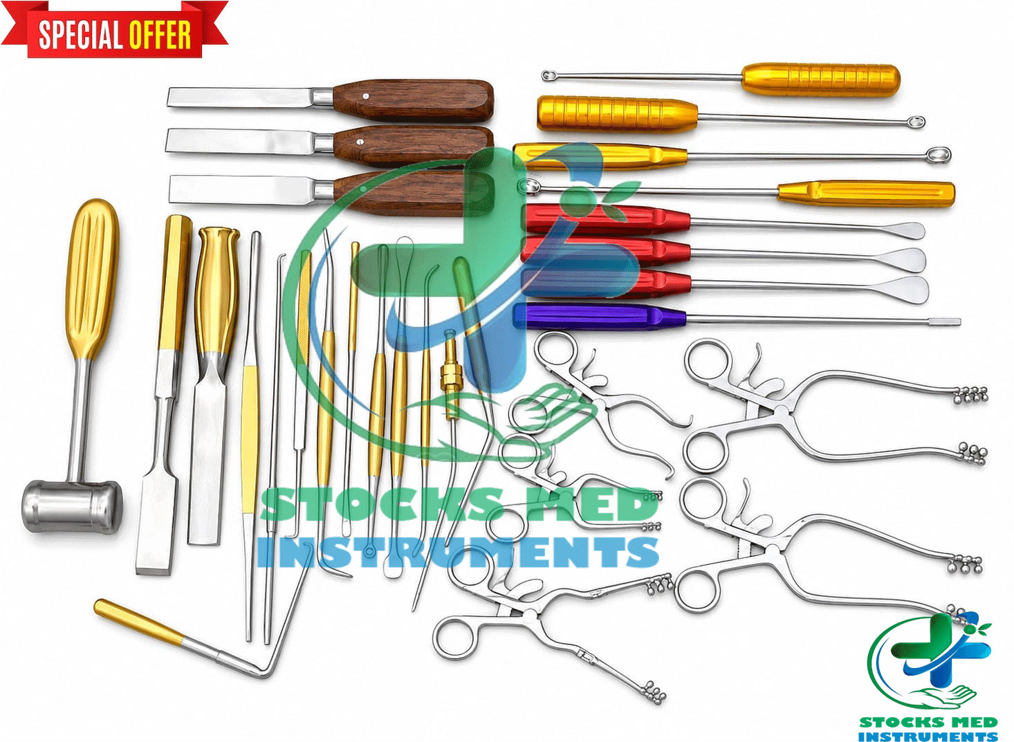Spine Laminectomy Set Of 30 Pcs Orthopedic Instruments