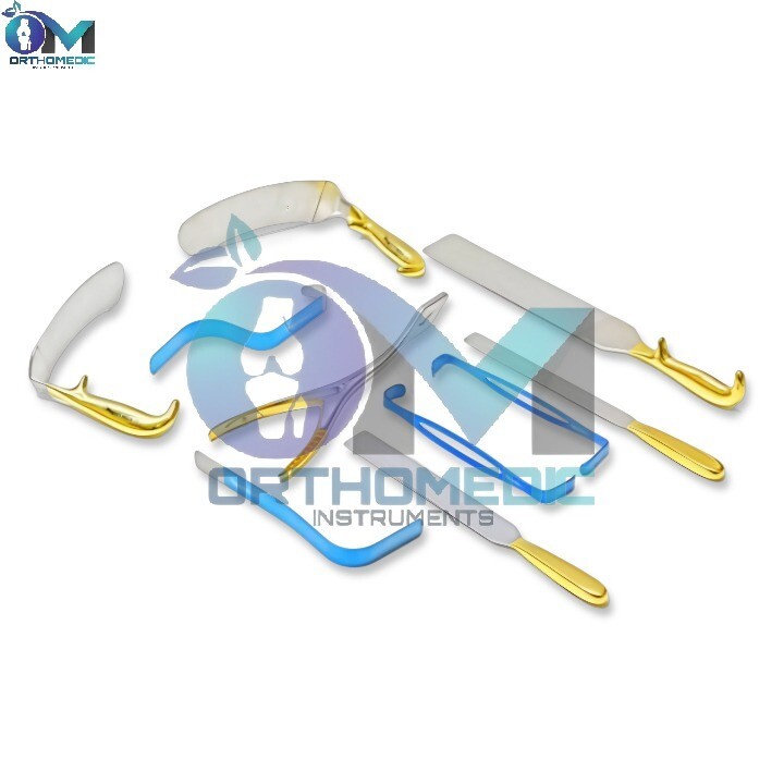 Gluteos instruments Plastic Surgery Surgical instrument Set of 9 Pc Top Quality