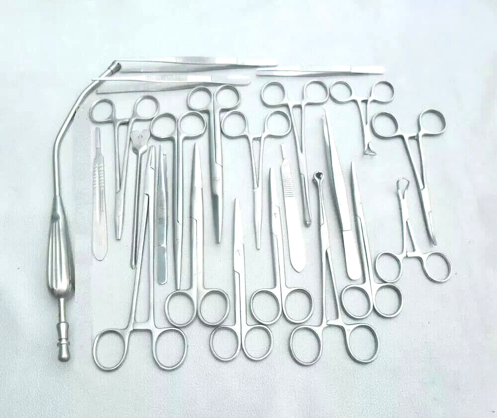 GENERAL SURGERY SURGICAL INSTRUMENTS SET OF 23 PCS