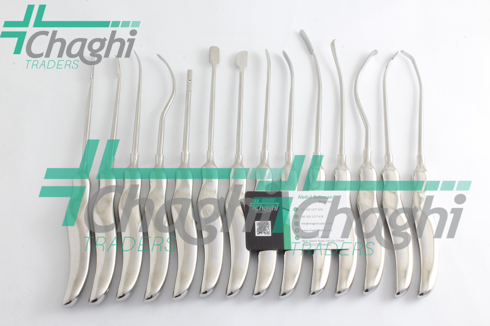 Daniel Endoscopic Forehead Lift Dissectors 14 PCs Set Facial Plastic Surgery Bro