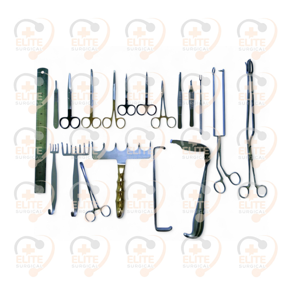 Abdominoplasty surgery set of 19pcs(TummyTuck set)German stainless steel