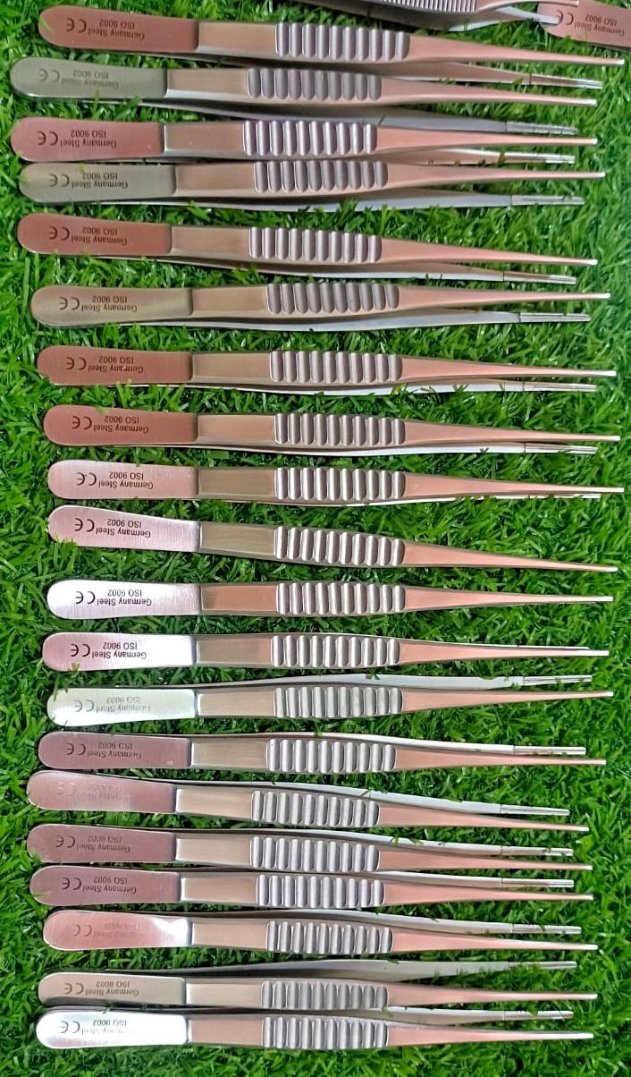 Debakey Forceps 16CM Atraumatic Vascular Tissue Procedure Tweezers Set Of 10 PCS