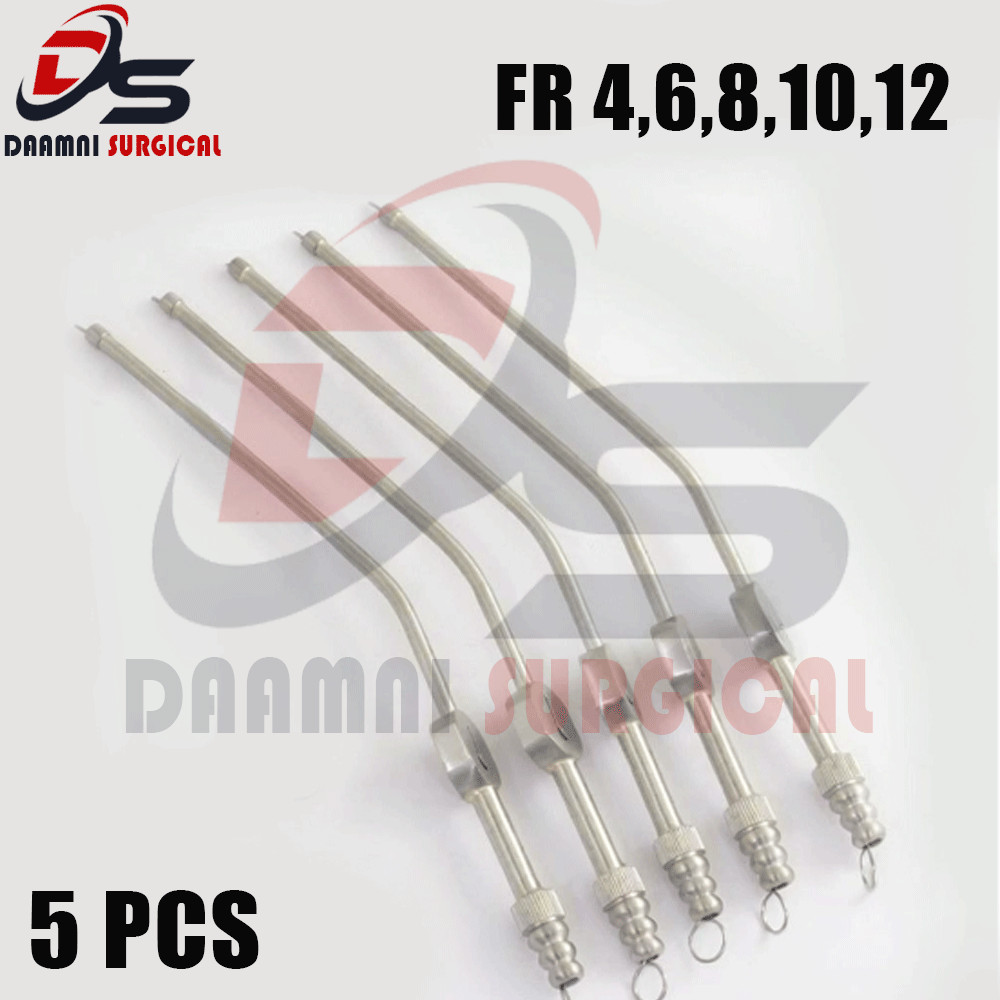 Fukushima Teardrop suction Ball tip traumatic brain Fr 4,6,8,10,12 5 PCs Set C-T